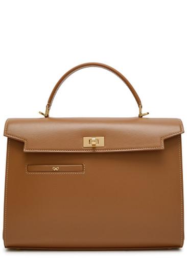 Mortimer leather top handle bag by ANYA HINDMARCH