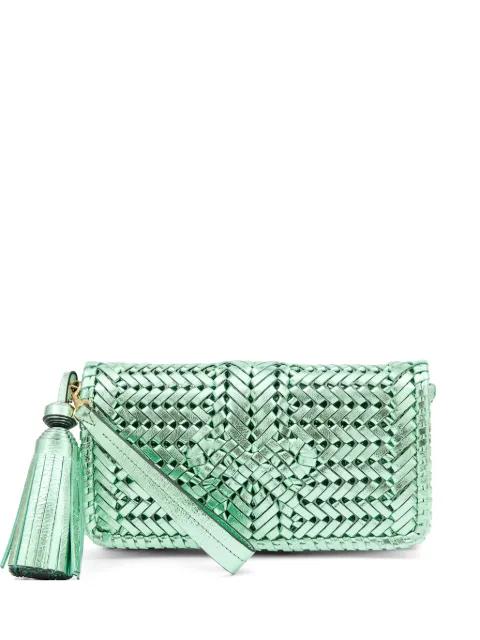 Neeson tassel clutch bag by ANYA HINDMARCH