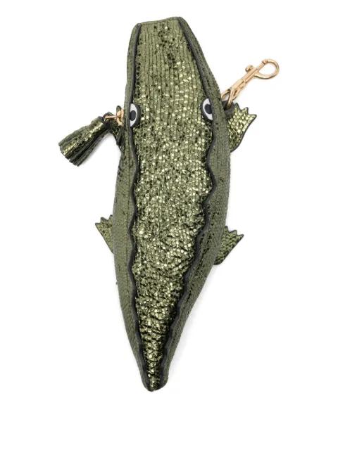 crocodile-shape coin pouch by ANYA HINDMARCH