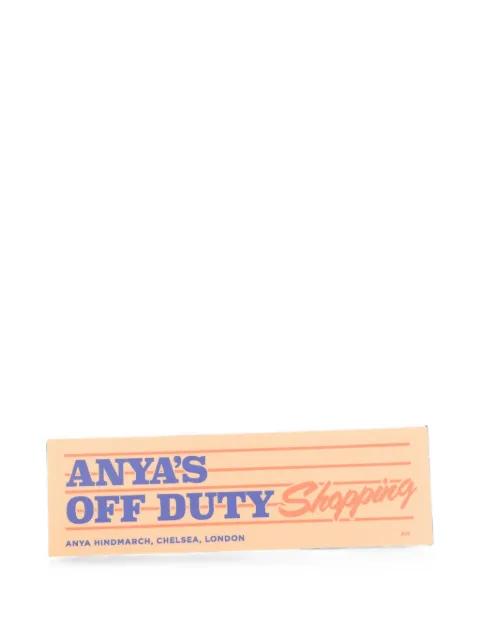 graphic-print sticker by ANYA HINDMARCH