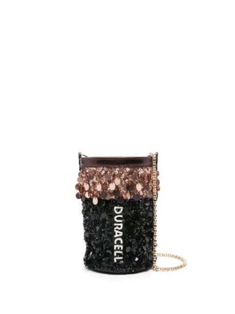 mini Duracell bucket bag by ANYA HINDMARCH
