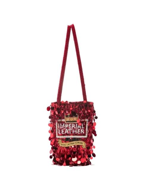 mini Imperial Leather bucket bag by ANYA HINDMARCH