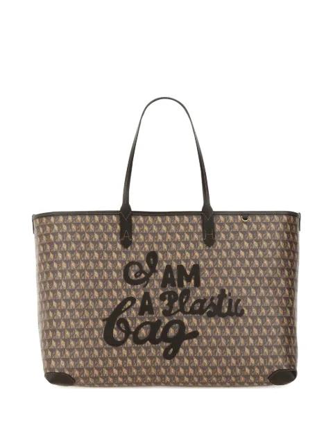patterned top-handle shoulder bag by ANYA HINDMARCH