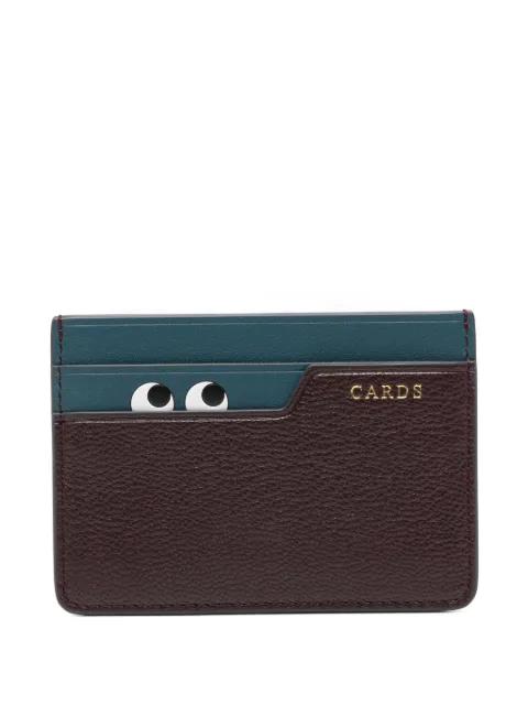 peeping-eyes leather cardholder by ANYA HINDMARCH