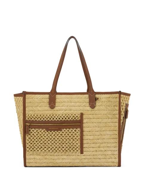 raffia tote bag by ANYA HINDMARCH