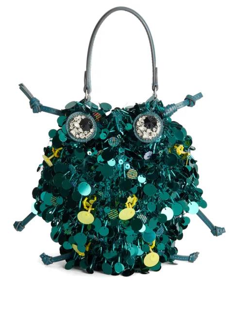 sequin beetle tote bag by ANYA HINDMARCH