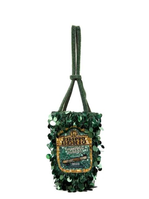 sequin-embellished beaded tote bag by ANYA HINDMARCH