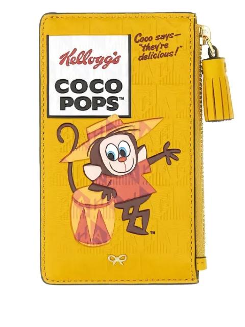 x Kellog's Coco Pops zip-around cardholder by ANYA HINDMARCH
