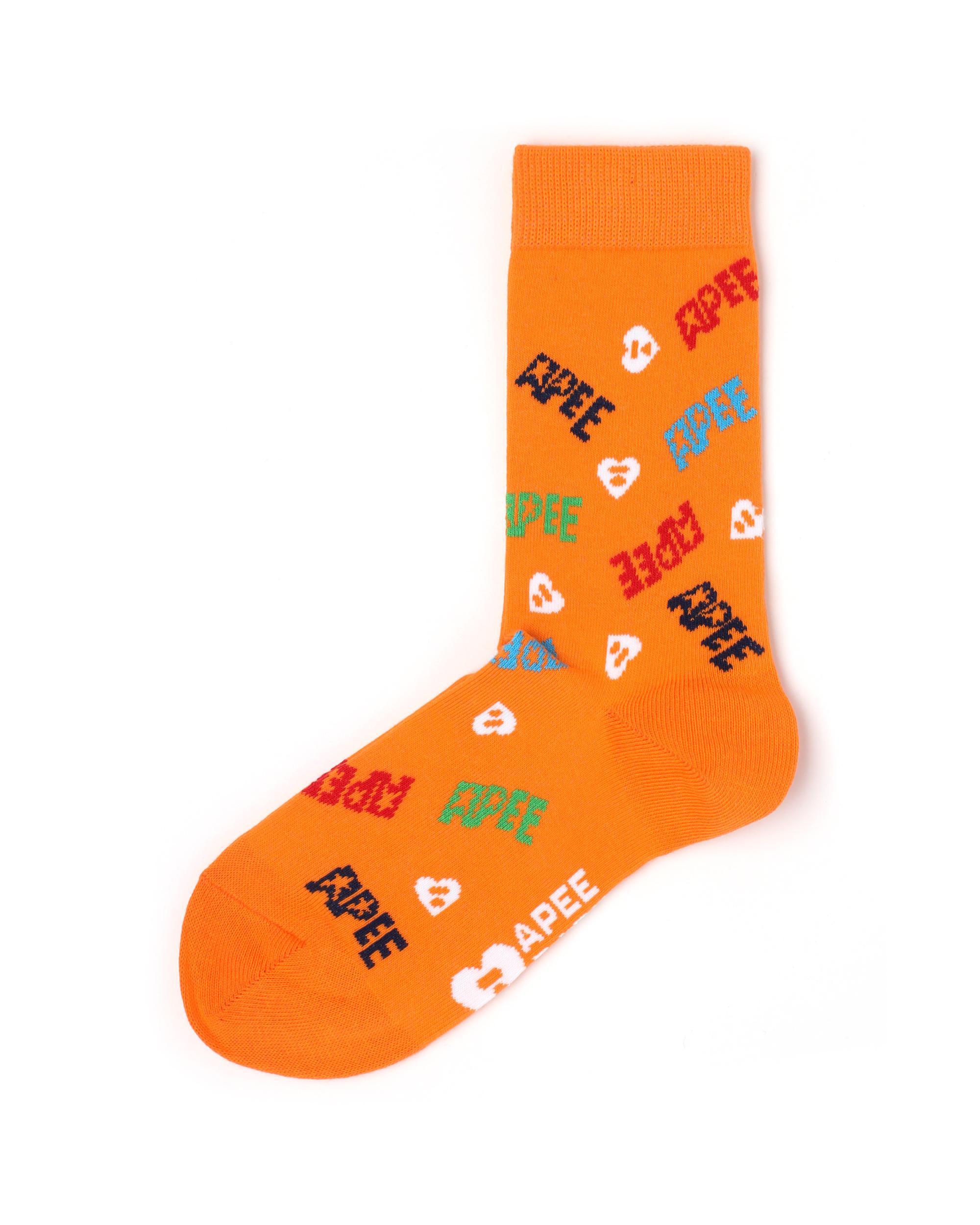 All-over logo socks by APEE