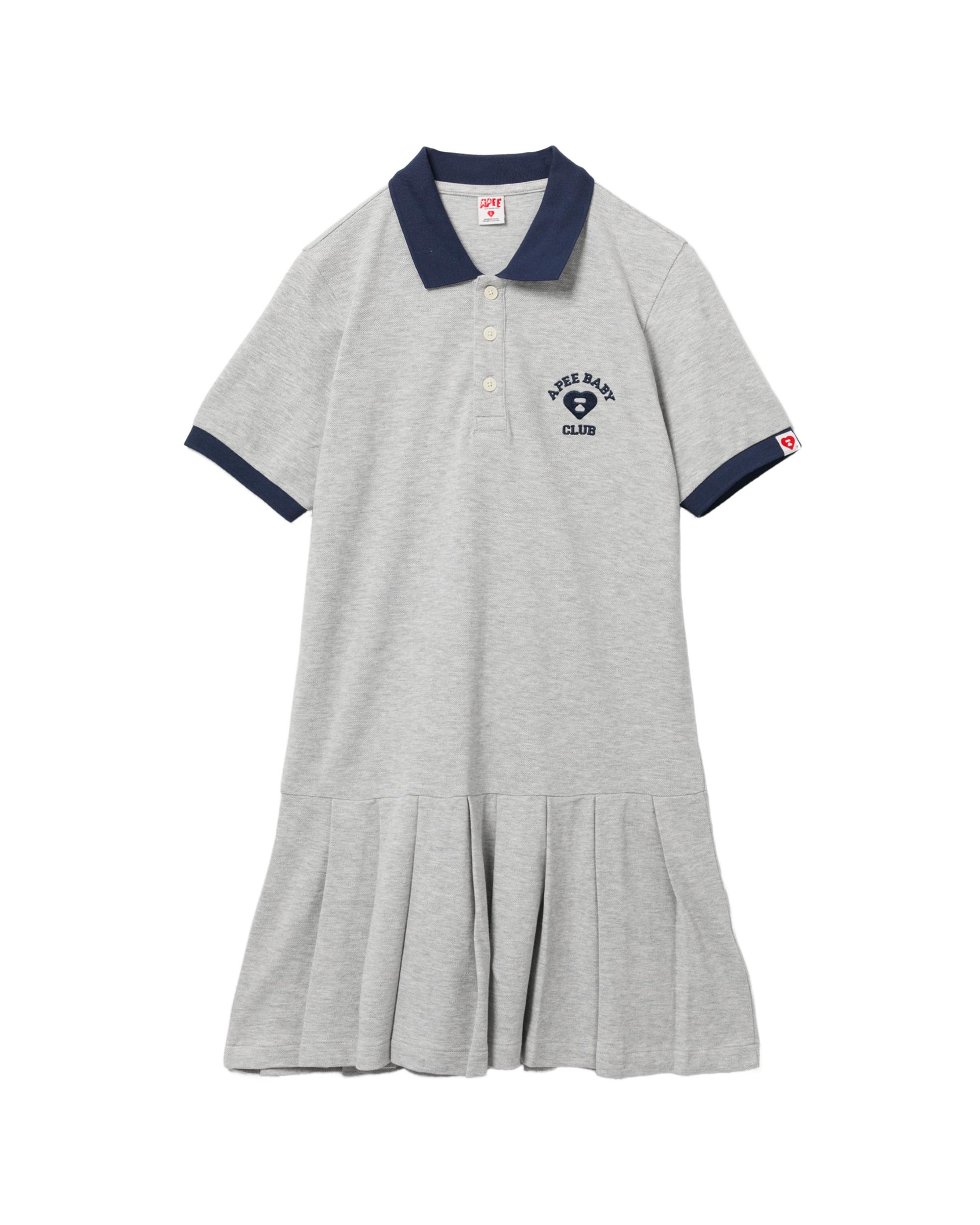 Apee Baby embroidery polo dress by APEE