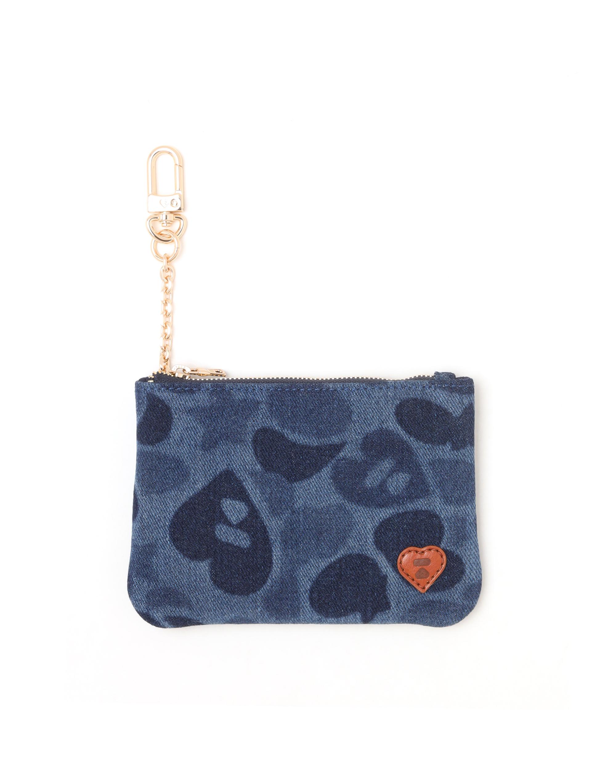 Camo denim pouch by APEE