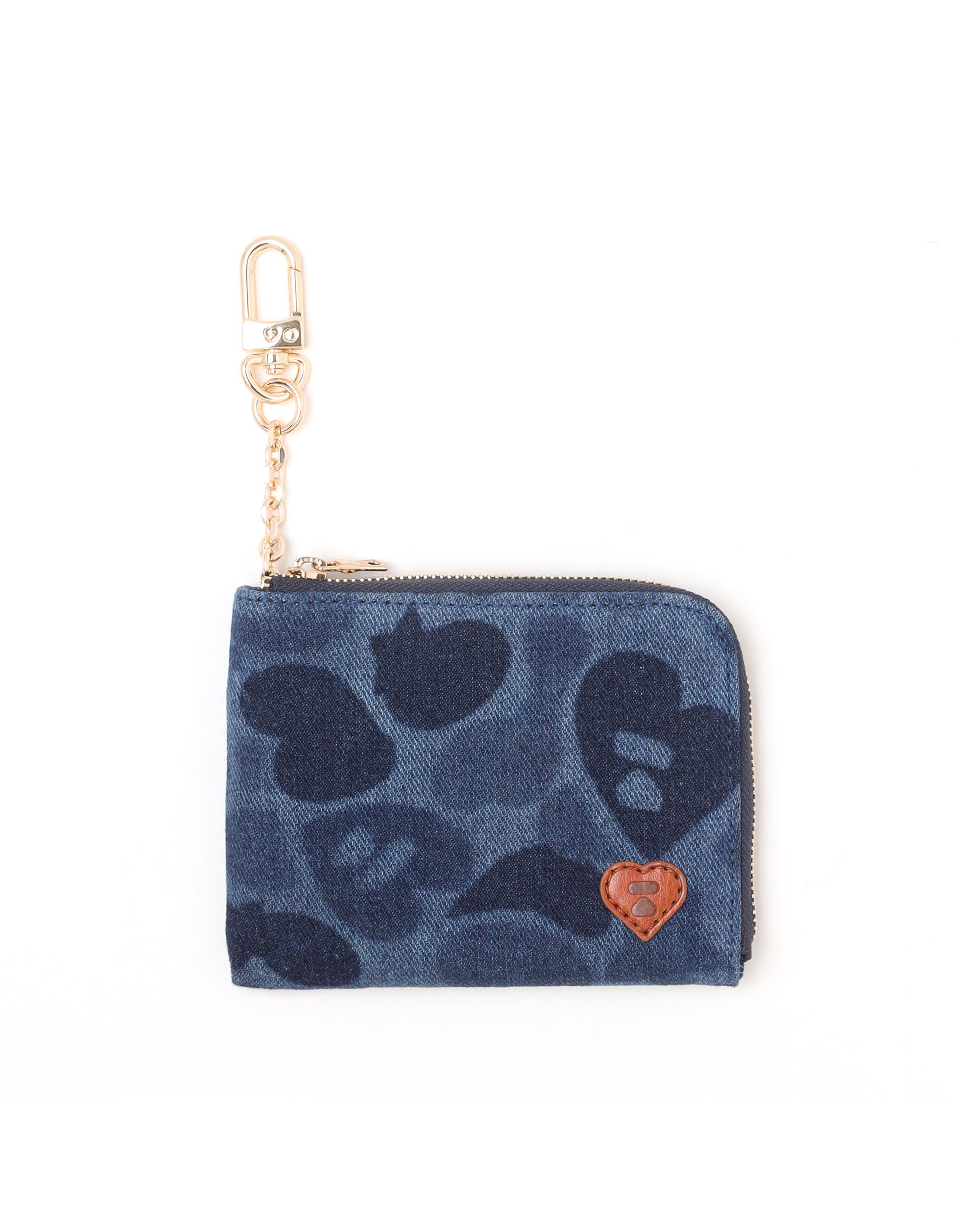 Camo denim pouch by APEE