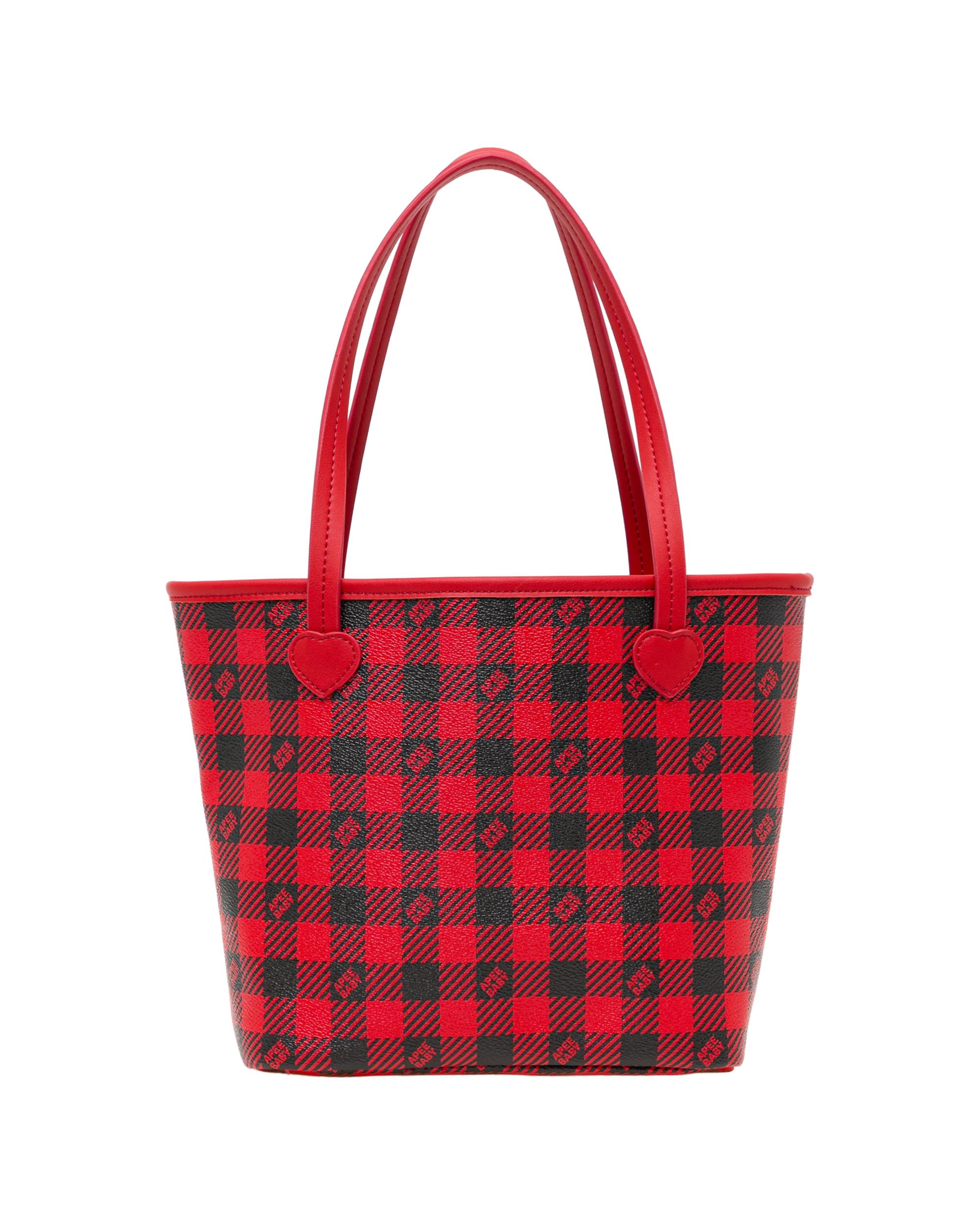 Checkered tote bag by APEE