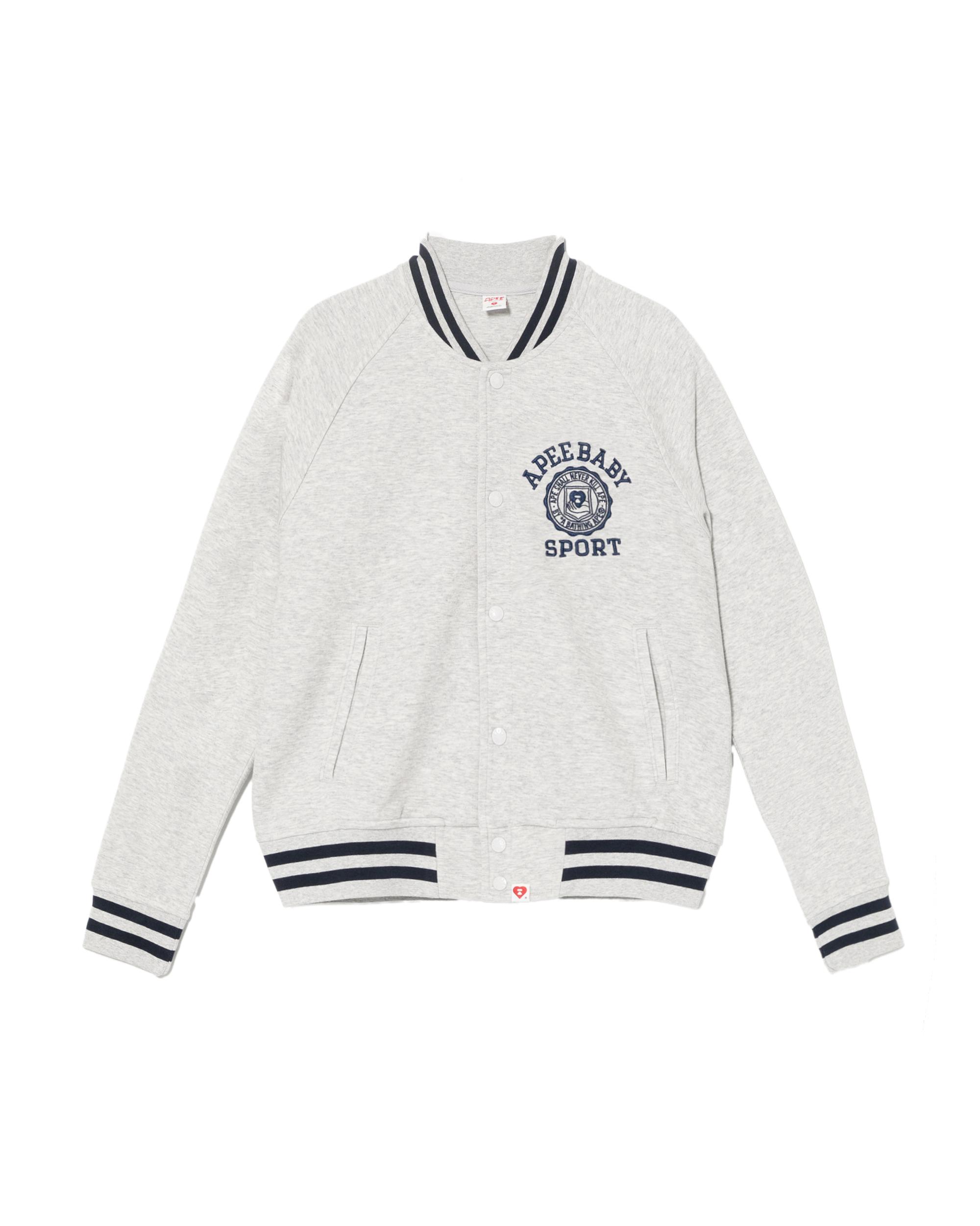 College embroidery baseball jacket by APEE