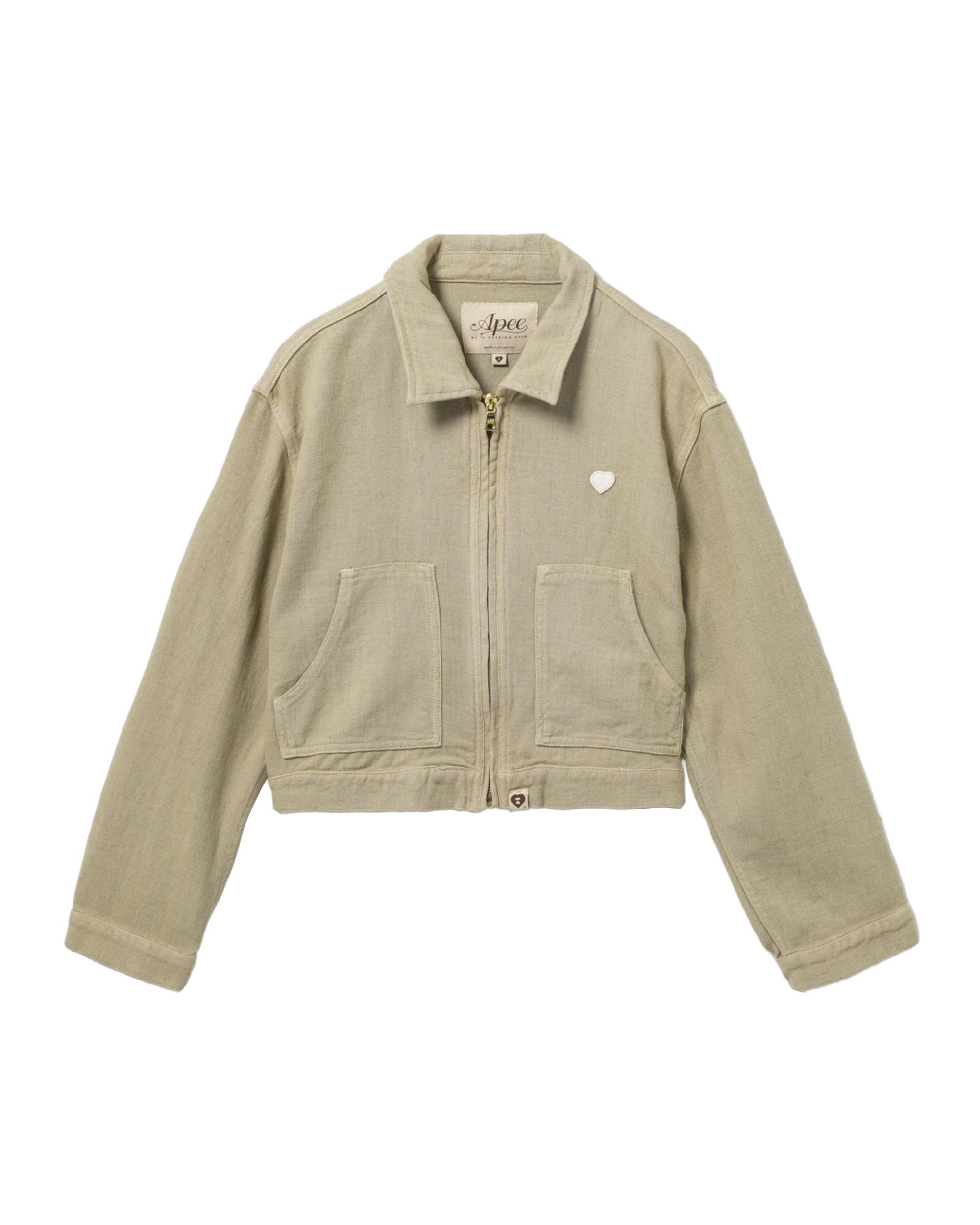 Cropped zip-up jacket by APEE