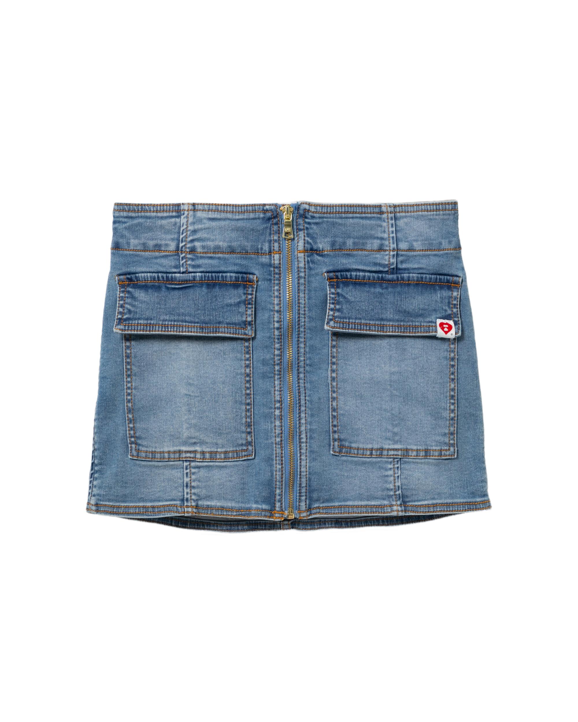 Denim mini skirt by APEE