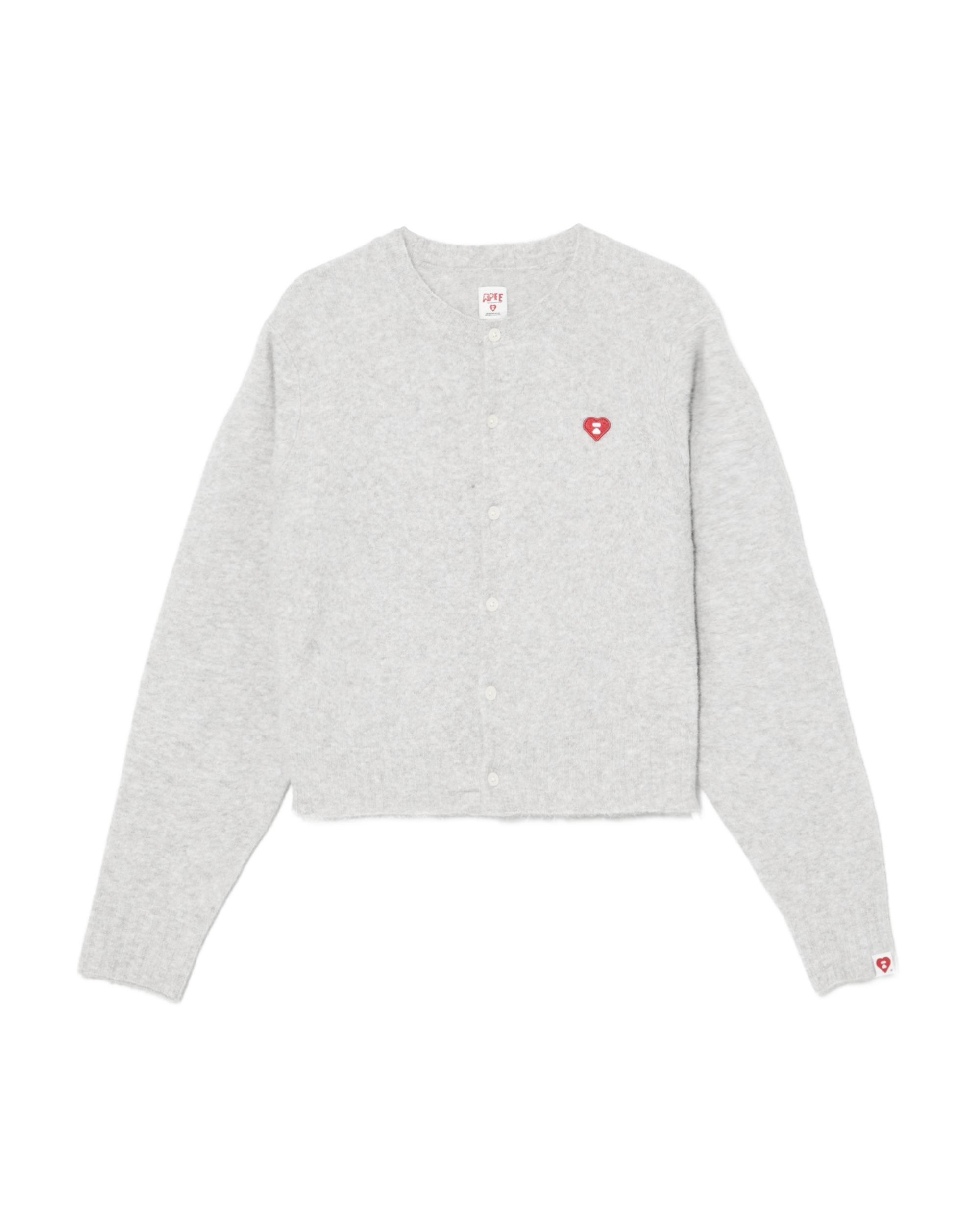 Heart badge cardigan by APEE