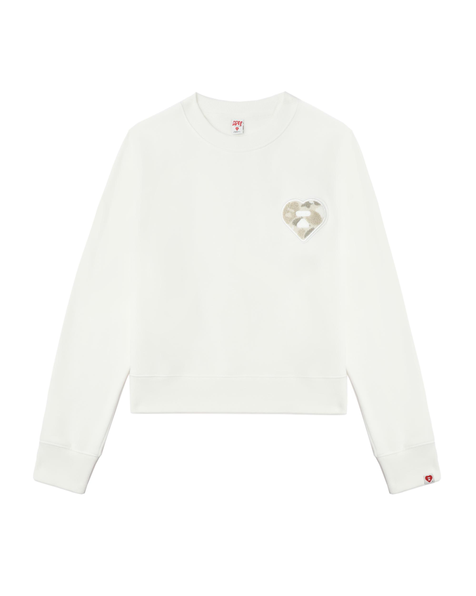 Heart logo patch sweatshirt by APEE