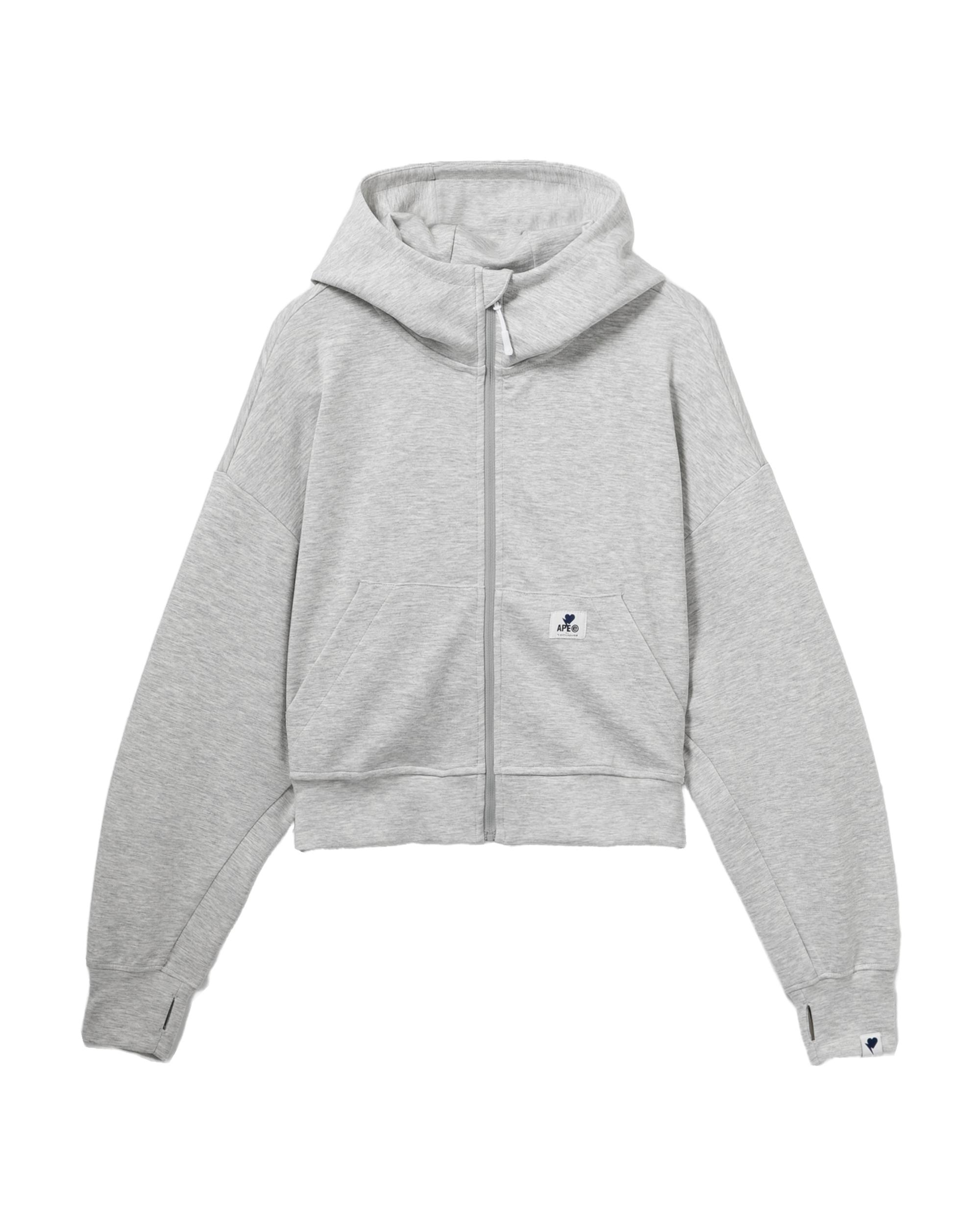 Hooded zip-up jacket by APEE