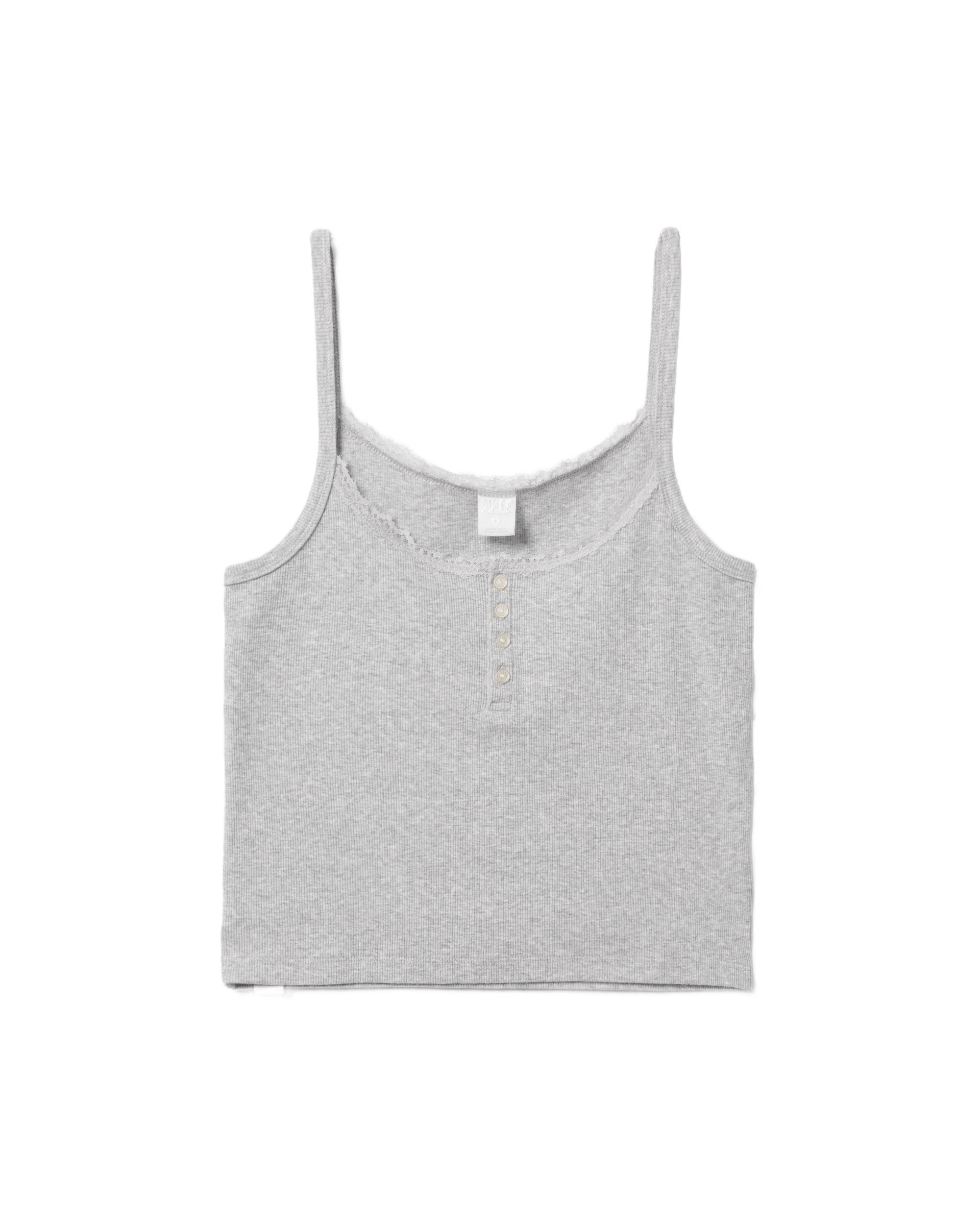 Lace-trim cami top by APEE