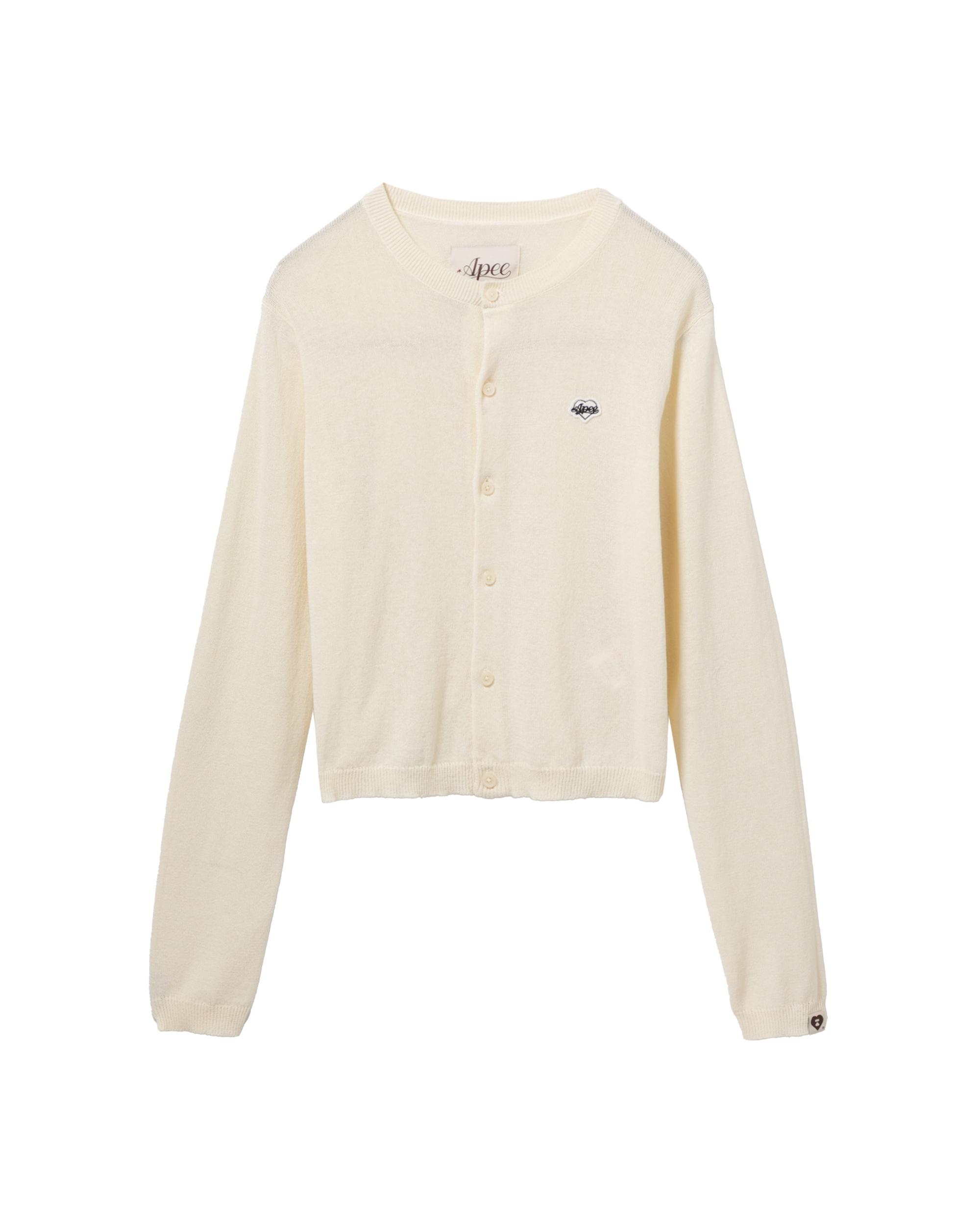 Logo cardigan by APEE