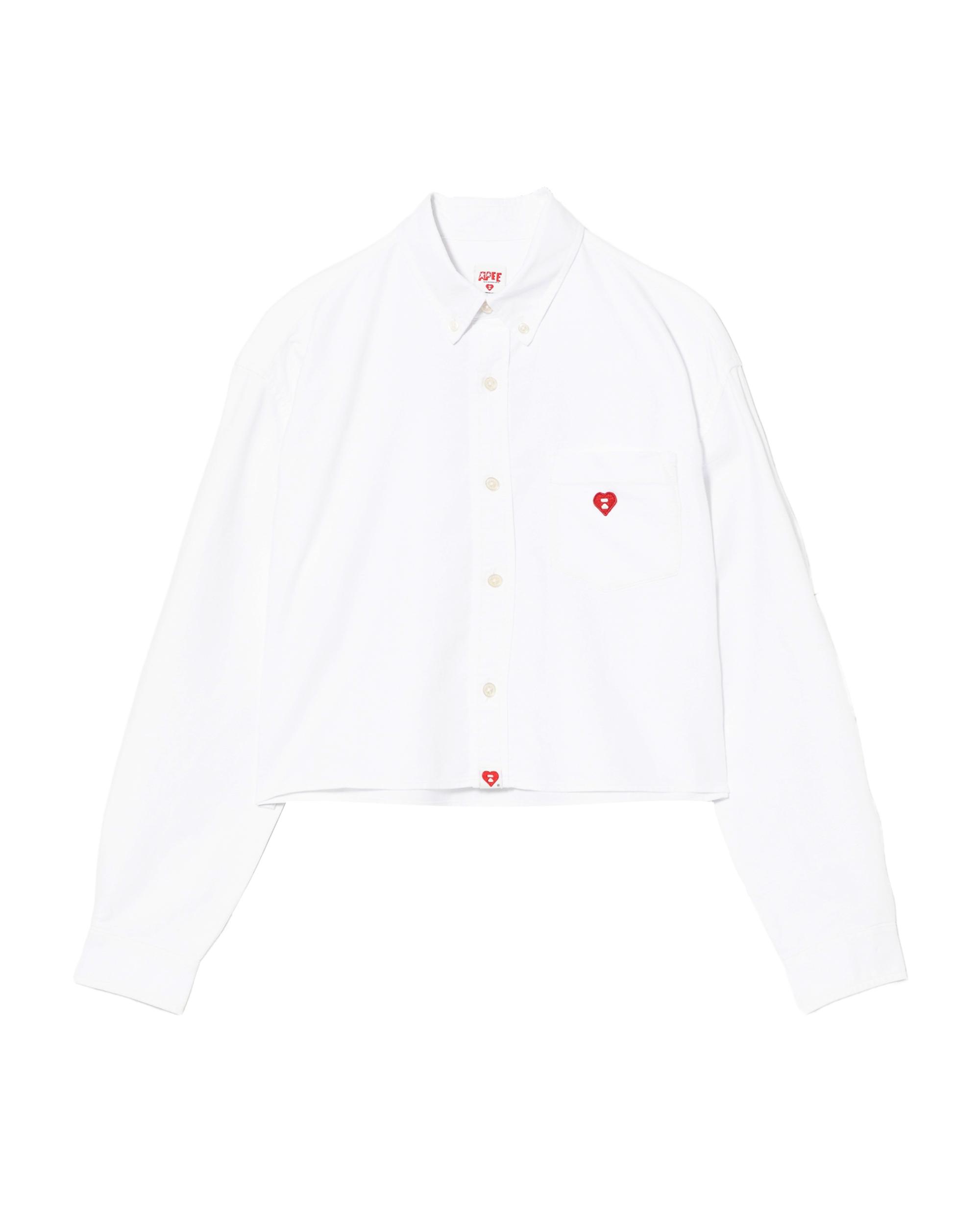 Logo cropped shirt by APEE