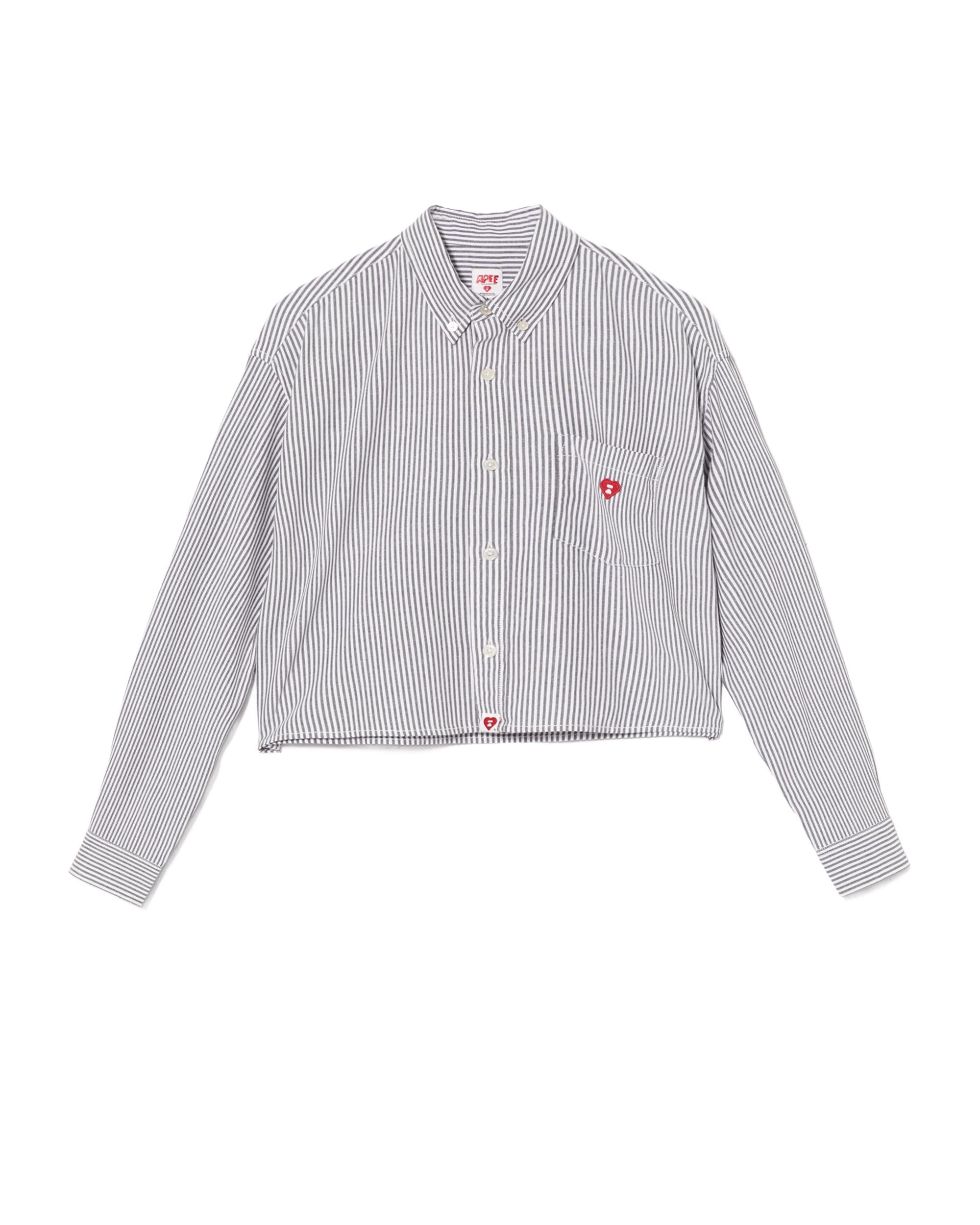 Logo cropped shirt by APEE
