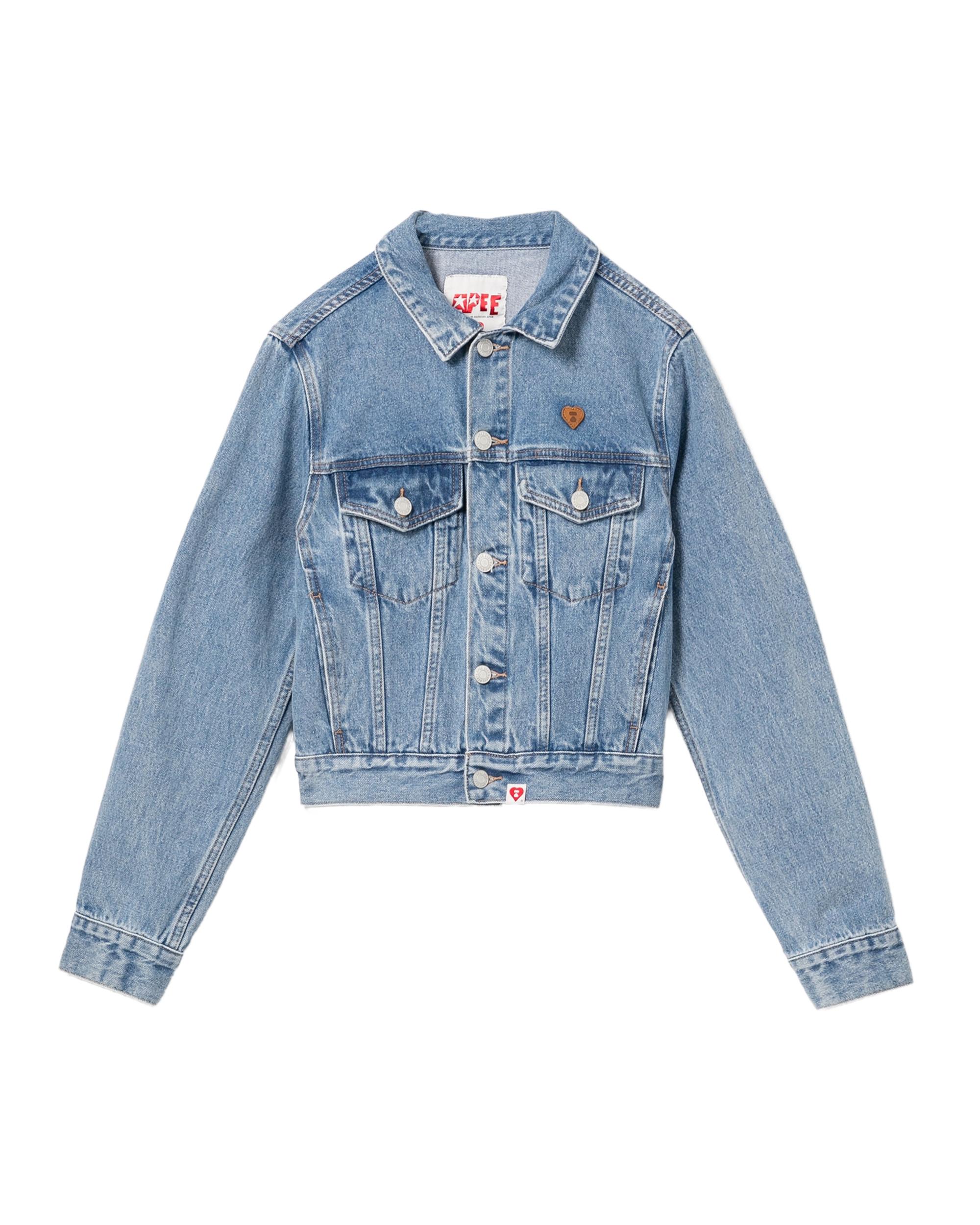 Logo denim jacket by APEE