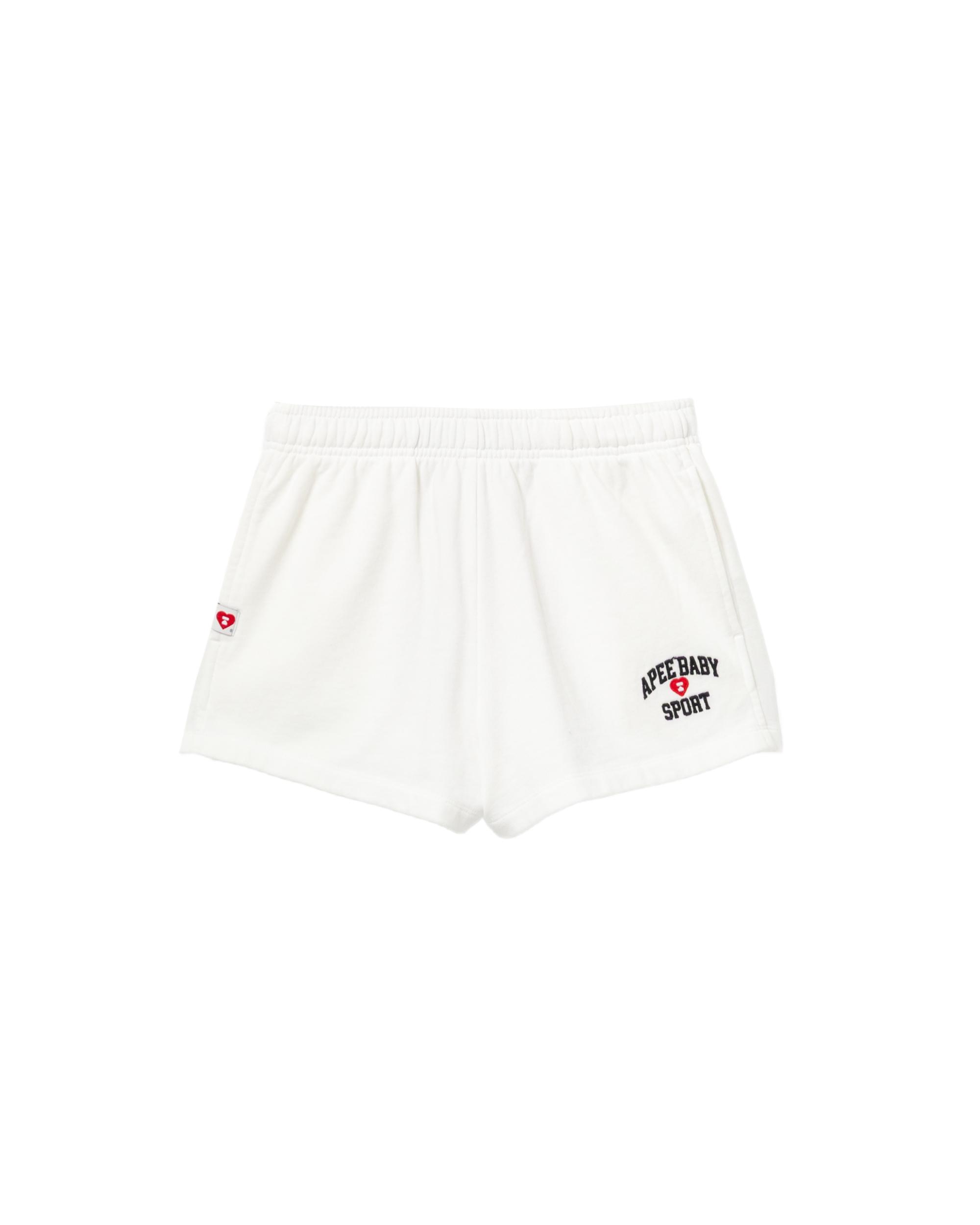 Logo sweat shorts by APEE