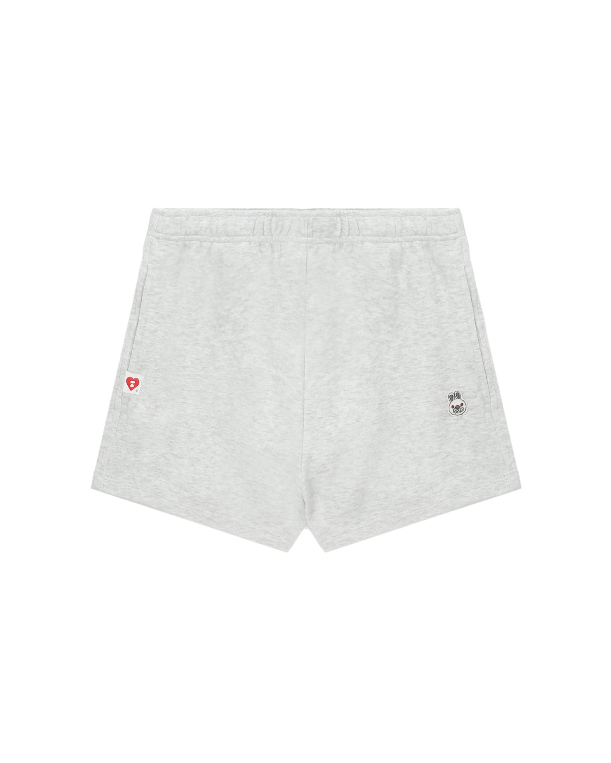 Rabbit patch sweat shorts by APEE