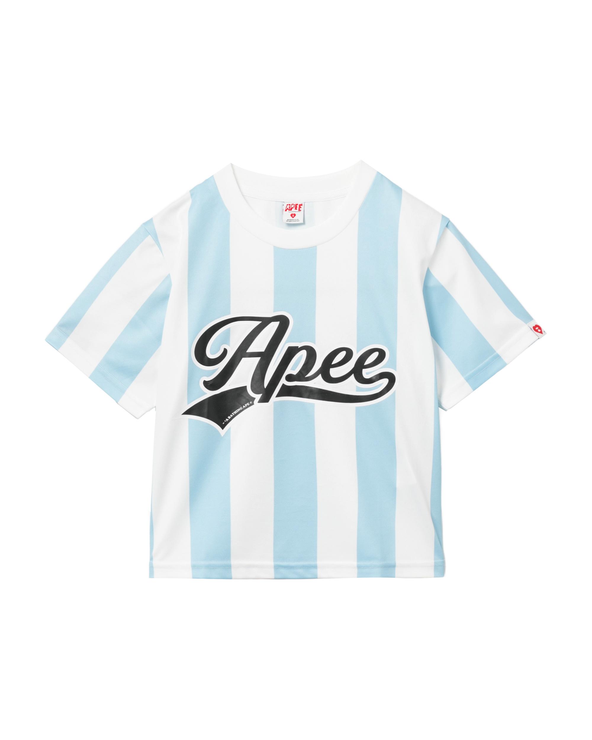 Stripe football tee by APEE