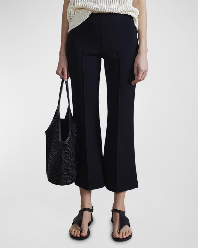 Rene Pintuck Cropped Flare-Leg Pants by APIECE APART