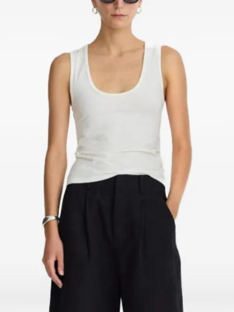 ribbed scoop-neck tank top by APIECE APART