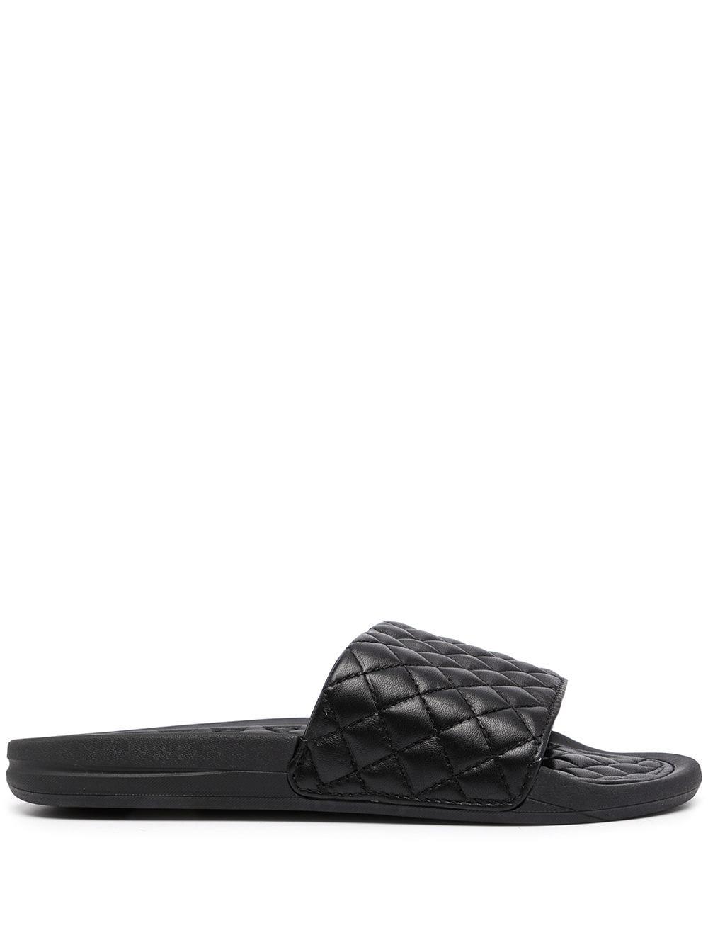 quilted Lusso slides by APL ATHLETIC PROPULSION LABS
