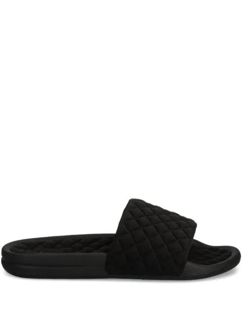 quilted slide sandals by APL ATHLETIC PROPULSION LABS