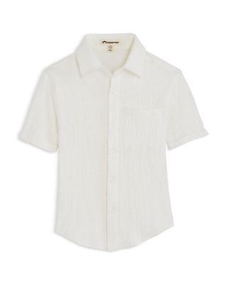 Boys' Beach Cotton Blend Button Down Shirt - Little Kid by APPAMAN