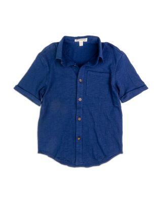 Boys' Beach Cotton Blend Button Down Shirt - Little Kid by APPAMAN Boys' Beach Cotton Blend Button Down Shirt - Little Kid by APPAMAN