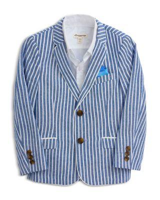 Boys' Club Striped Blazer - Little Kid by APPAMAN