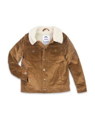 Boys' Heritage Corduroy Sherpa Jacket - Little Kid by APPAMAN