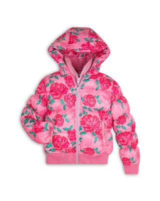 Girls' Flurry Floral Hooded Coat - Little Kid by APPAMAN