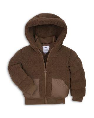 Girls' Hooded Teddy Puffer Coat - Little Kid by APPAMAN