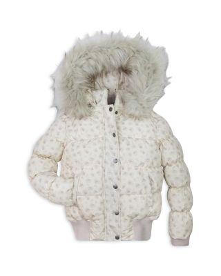 Girls' Kyla Faux Trim Coat - Little Kid by APPAMAN