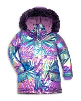 Girls' Middie Hooded Puffer Coat - Little Kid by APPAMAN