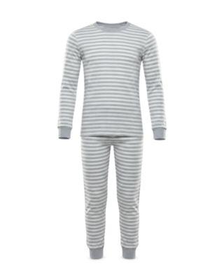 Unisex Striped Long Sleeved Pajama Set - Little Kid by APPAMAN