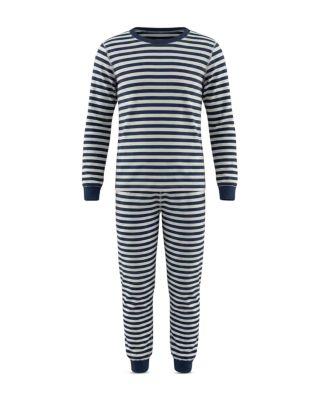 Unisex Striped Long Sleeved Pajama Set - Little Kid by APPAMAN
