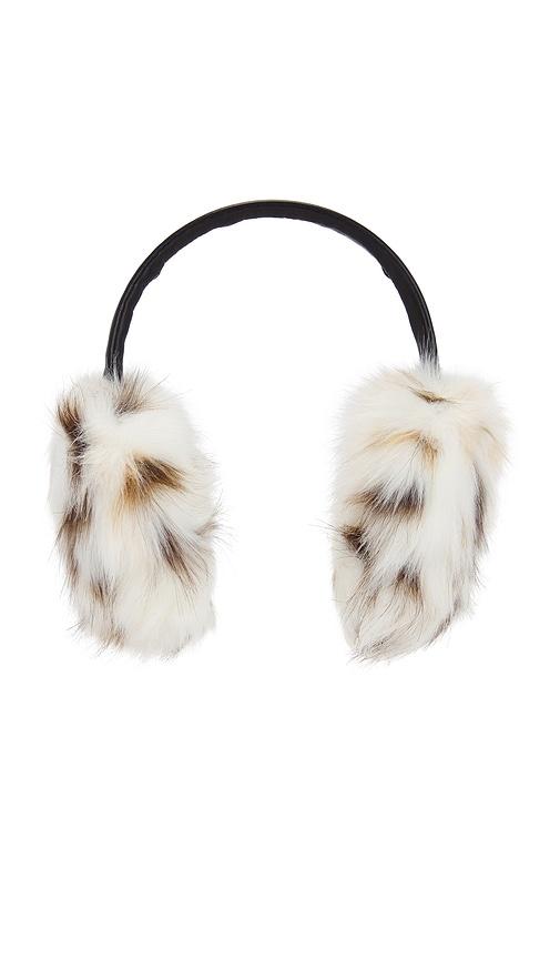 Apparis Esme Snow Leopard Earmuffs in Cream by APPARIS