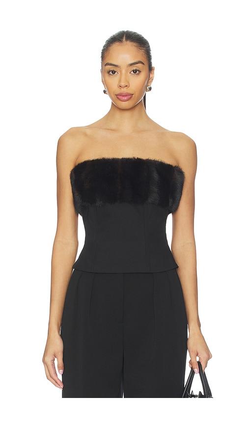 Apparis Ivy Tube Top in Black by APPARIS