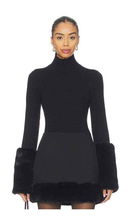Apparis Mountain Cuff Turtleneck in Black by APPARIS