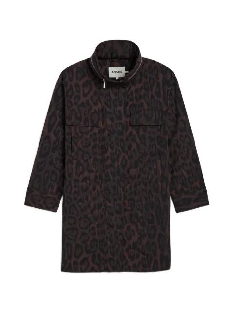 Bea leopard-print raincoat by APPARIS