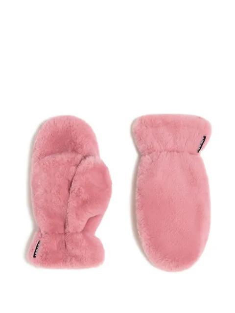 Coco faux-fur gloves by APPARIS